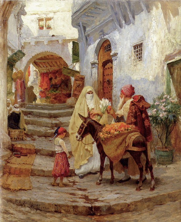 A familly by Frederick Arthur Bridgman